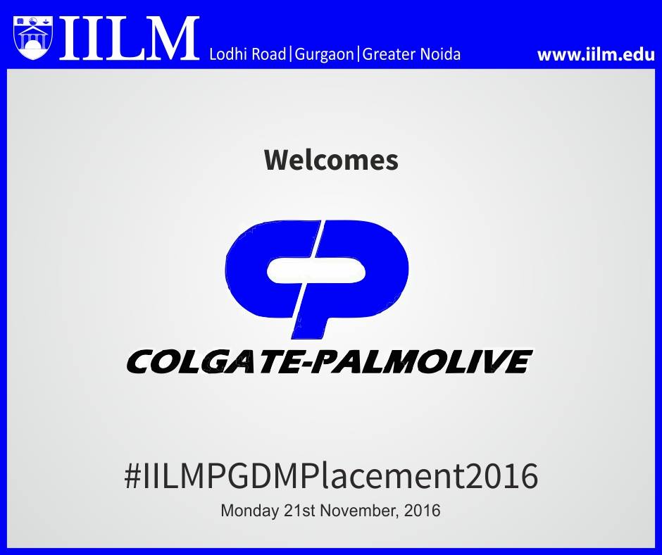 Colgate Palmolive | Final Placement