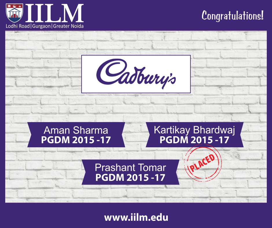 Cadbury's | Students Placed