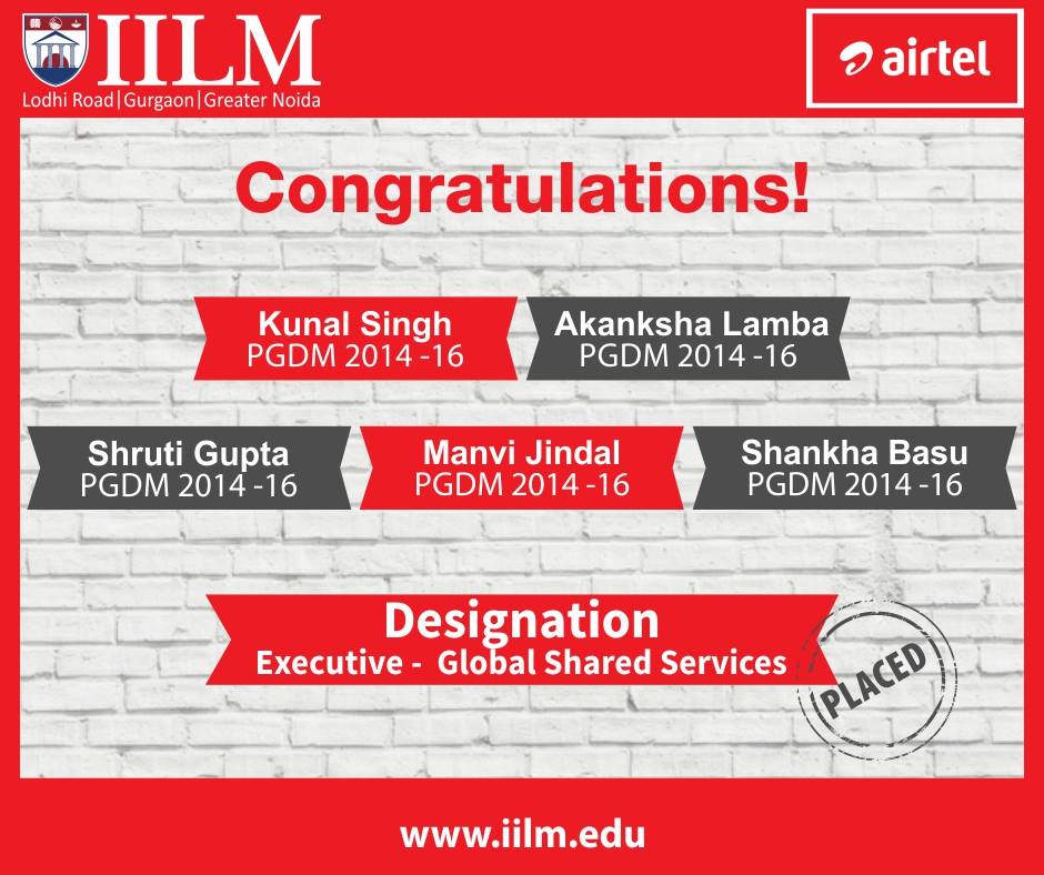 Airtel | Students Placed