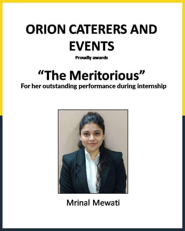 Summer Internship at Orion